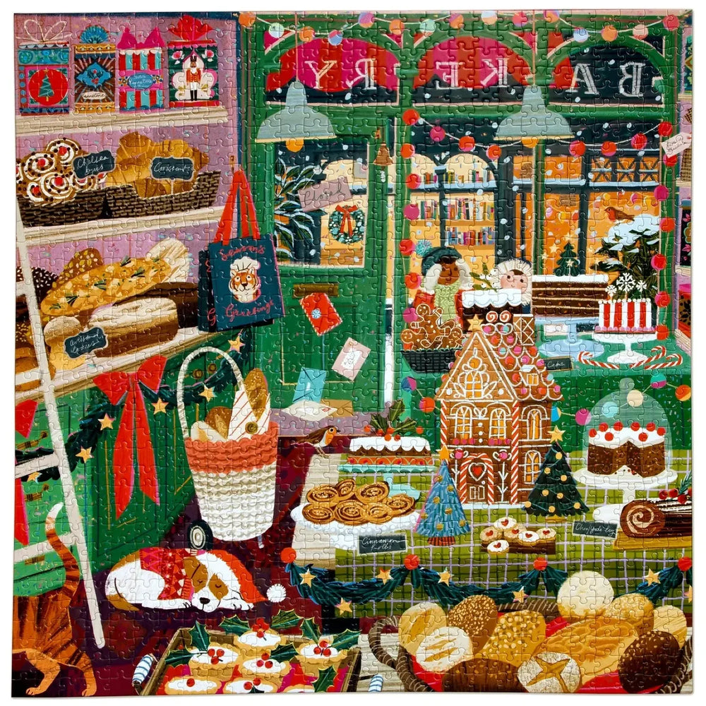 Holiday Bakery 1000 Piece Jigsaw Puzzle eeBoo (ONLINE ORDER ONLY)