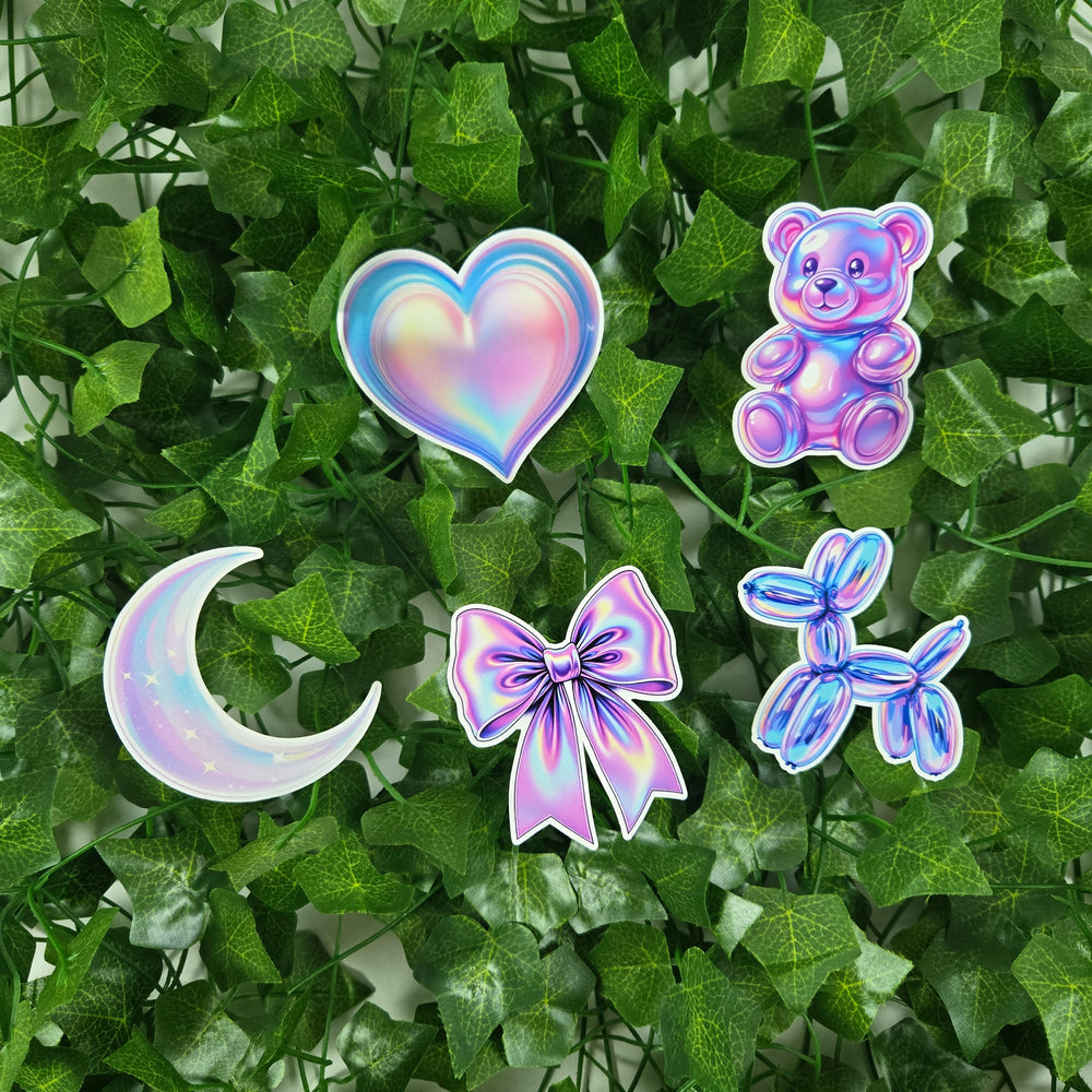 Cute Holographic Stickers (ONLINE ORDER ONLY)