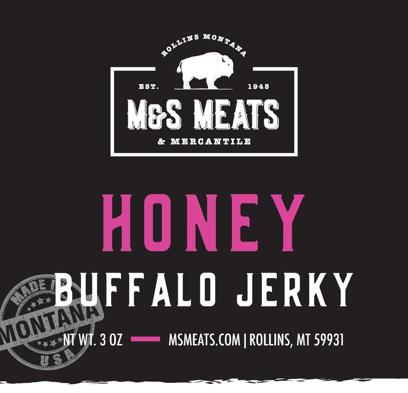 Honey Buffalo Jerky (ONLINE ORDER ONLY)