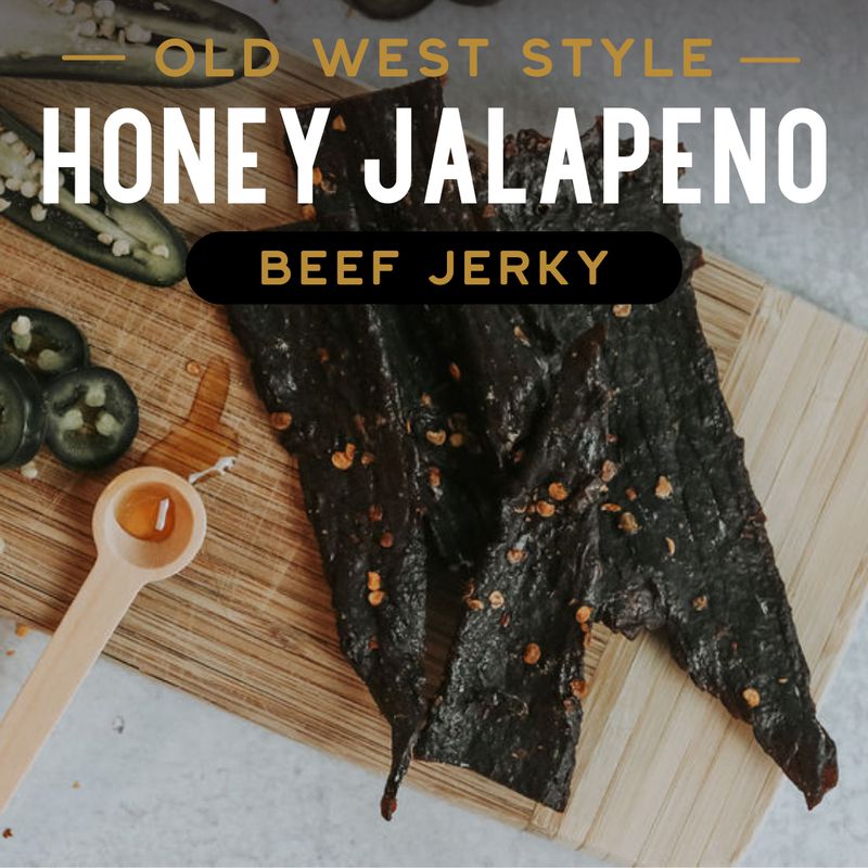 Honey Jalapeno Old West Beef Jerky (ONLINE ORDER ONLY)