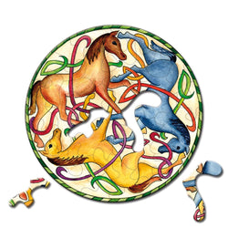 Horses 33 Piece Mini Matchbox Jigsaw Puzzle Curiosi (ONLINE ORDER ONLY)