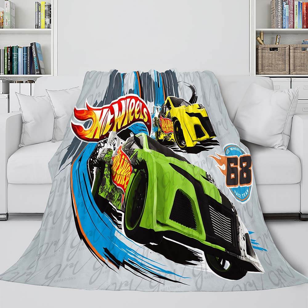 Hot Wheels Blanket Flannel Fleece Blanket Quilt Throw Cosplay Bedding (Online Order Only)