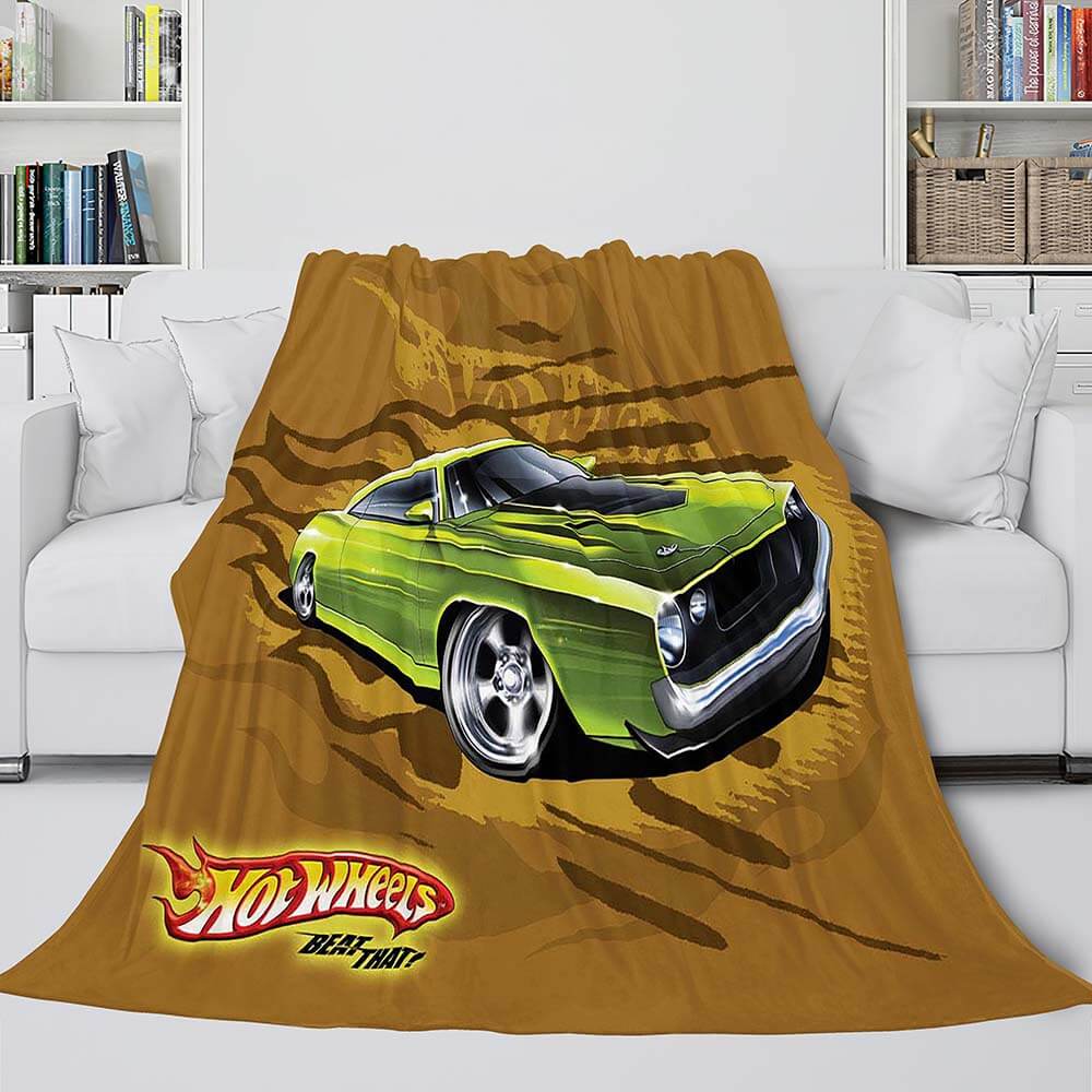 Hot Wheels Blanket Flannel Fleece Blanket