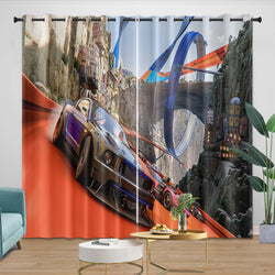 Hot Wheels Curtains Blackout Window Drapes Kids Room Decoration (ONLINE ORDER ONLY)