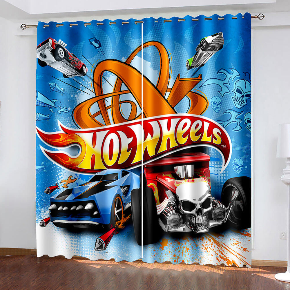 Hot Wheels Curtains Blackout Window Drapes (Online Order Only)