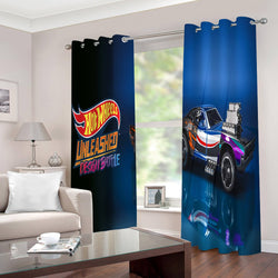 Hot Wheels Curtains Cosplay Blackout Window Drapes for Room Decoration (Online Order Only)