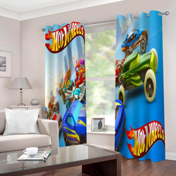 Hot Wheels Curtains Cosplay Blackout Window Drapes for Room Decoration (Online Order Only)