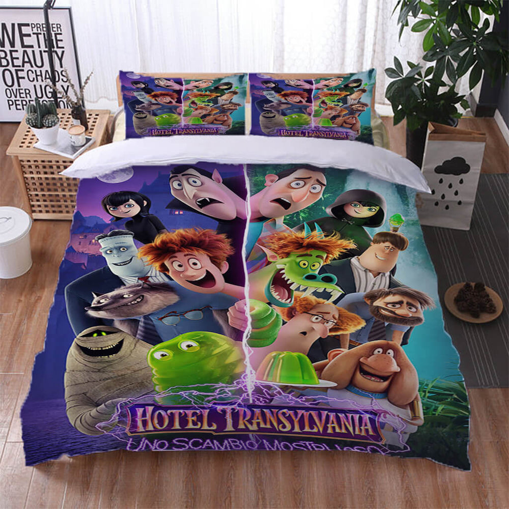 Hotel Transylvania 4 Transformania Bedding Set Duvet Cover (Online Order Only)