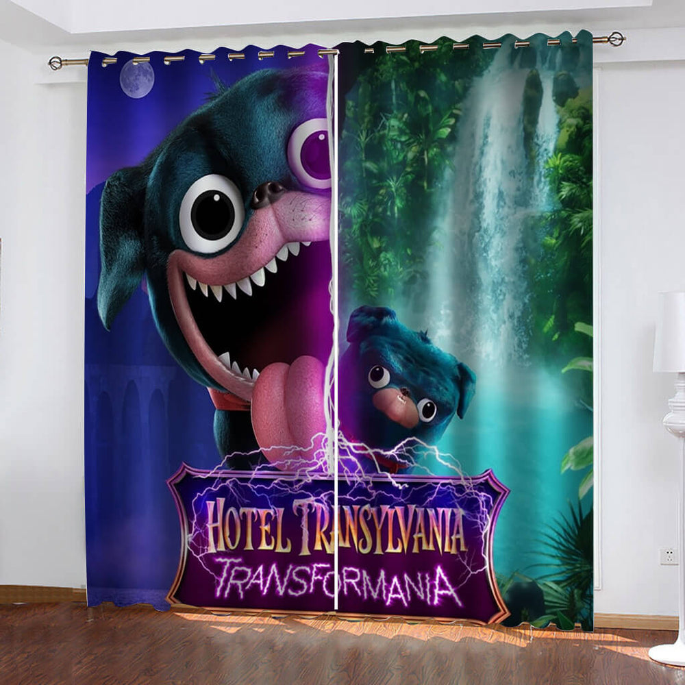 Hotel Transylvania 4 Transformania Curtains Blackout Window Drapes (Online Order Only)