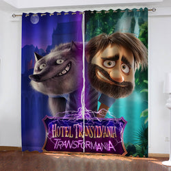 Hotel Transylvania 4 Transformania Curtains Blackout Window Drapes (Online Order Only)