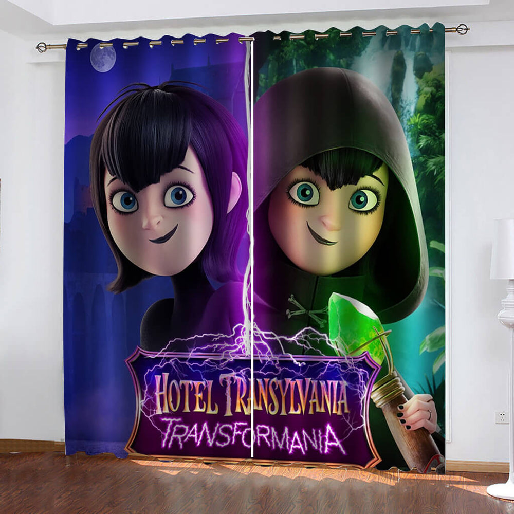 Hotel Transylvania 4 Transformania Curtains Blackout Window Drapes (Online Order Only)