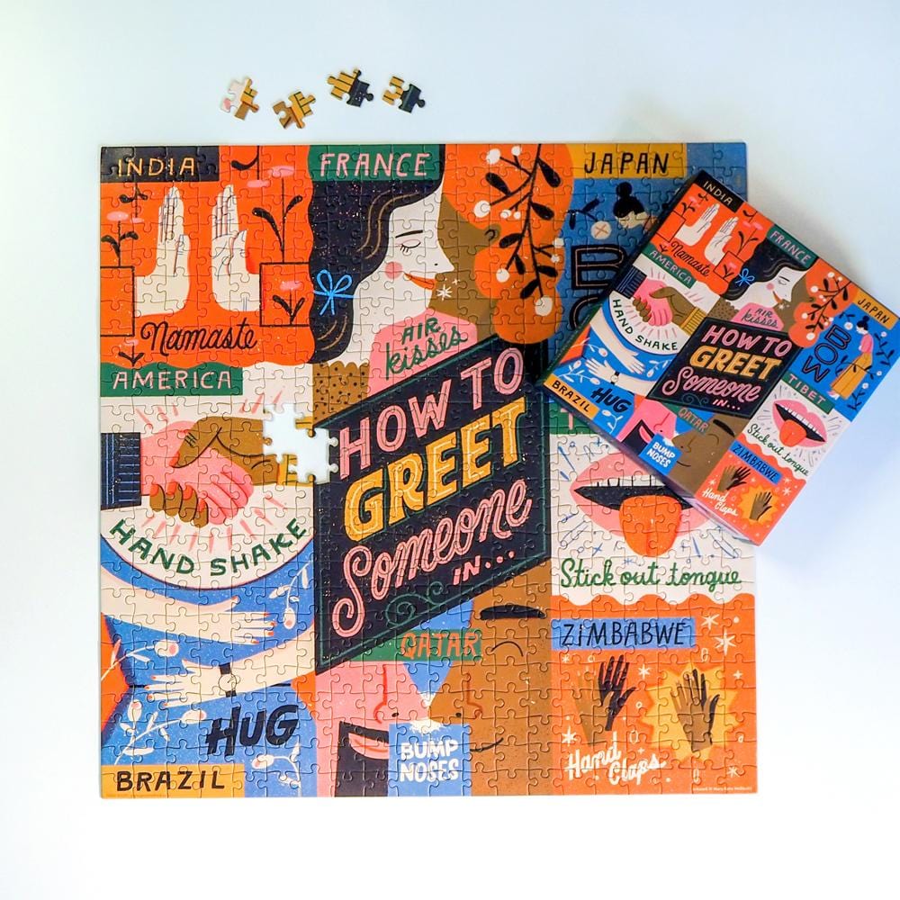 How to Greet Someone 500 Piece Jigsaw Puzzle Fred (ONLINE ORDER ONLY)