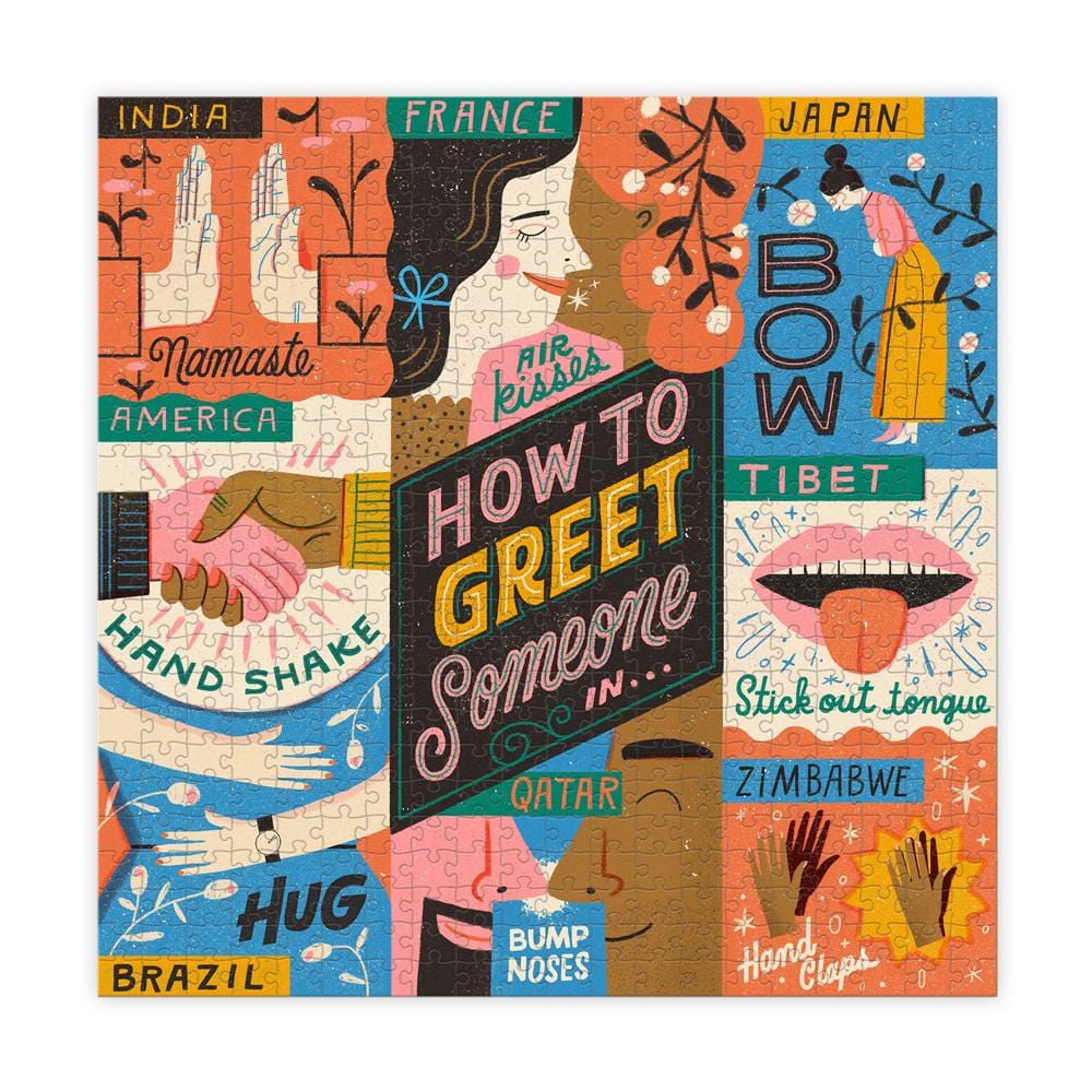 How to Greet Someone 500 Piece Jigsaw Puzzle Fred (ONLINE ORDER ONLY)