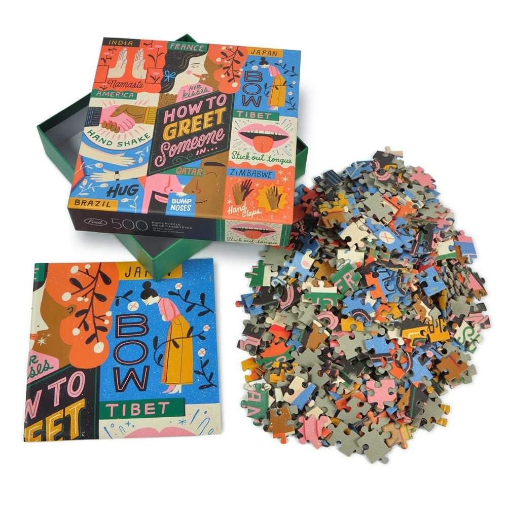 How to Greet Someone 500 Piece Jigsaw Puzzle Fred (ONLINE ORDER ONLY)