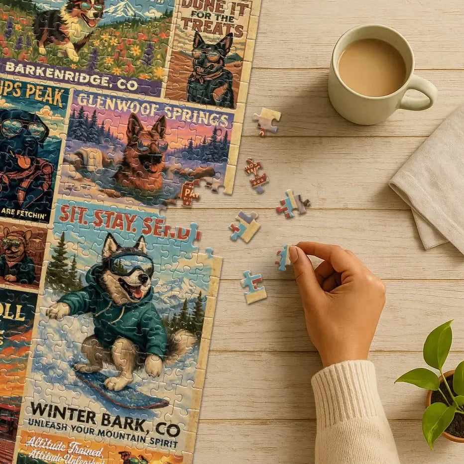 Howl if You Love Colorado 500 Piece Jigsaw Puzzle Whimsigo