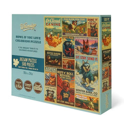 Howl if You Love Colorado 500 Piece Jigsaw Puzzle Whimsigo