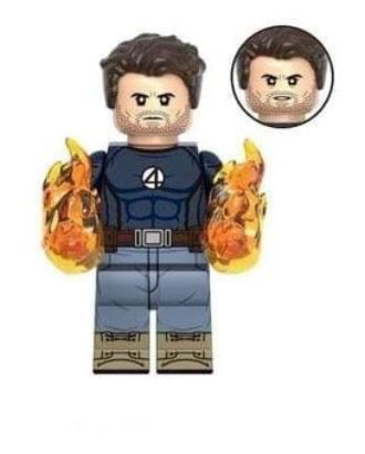 Flame Hero Custom Minifig (Online Only)