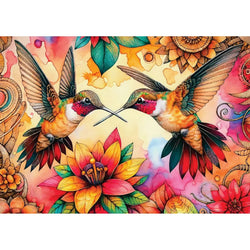Hummingbird Haven 1000 Piece Jigsaw Puzzle Enjoy