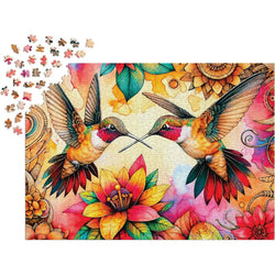 Hummingbird Haven 1000 Piece Jigsaw Puzzle Enjoy