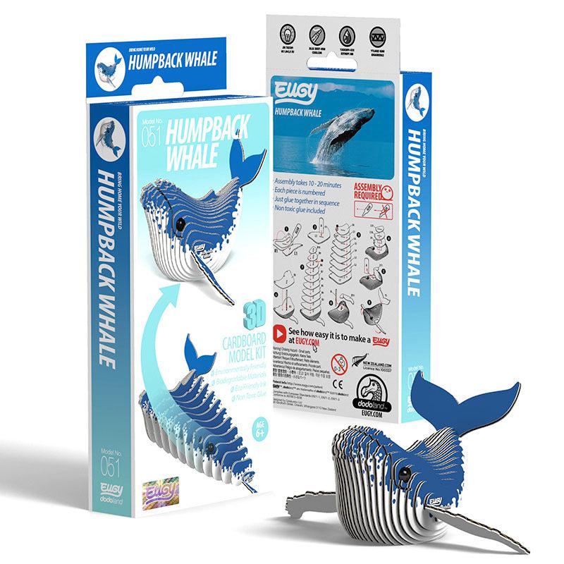 Humpback Whale 3D Cardboard Model Kit Eugy (ONLINE ORDER ONLY)
