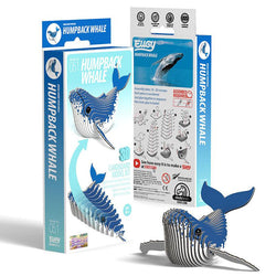 Humpback Whale 3D Cardboard Model Kit Eugy (ONLINE ORDER ONLY)