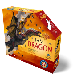 I Am Dragon 1000 Piece Creature Shaped Jigsaw Puzzle Madd Capp (ONLINE ORDER ONLY)