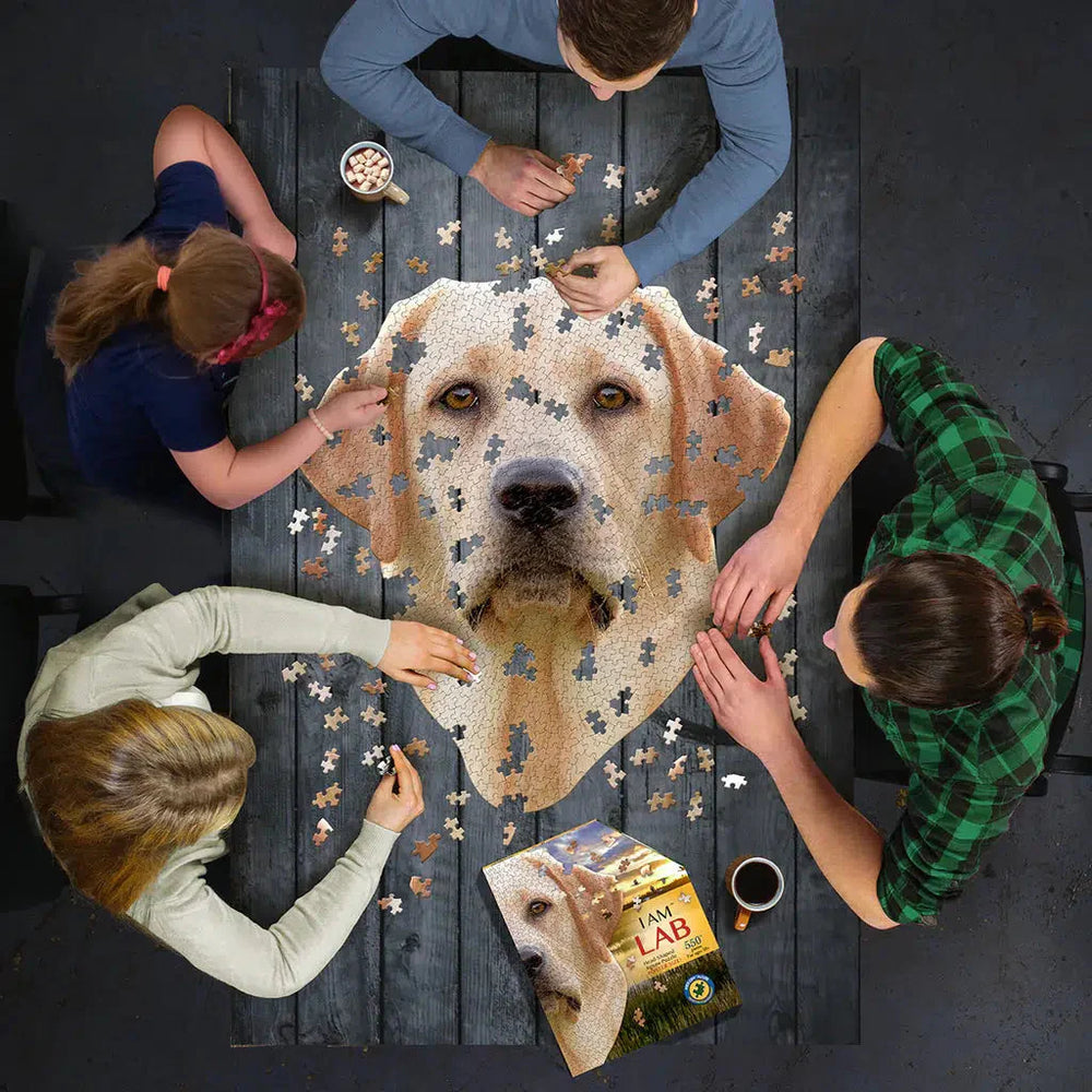 I Am Lab 550 Piece Head Shaped Jigsaw Puzzle Madd Capp (ONLINE ORDER ONLY)