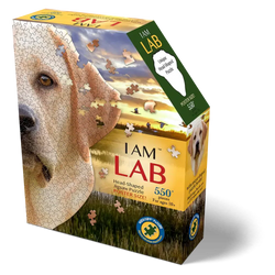 I Am Lab 550 Piece Head Shaped Jigsaw Puzzle Madd Capp (ONLINE ORDER ONLY)