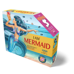 I Am Mermaid 1000 Piece Unique Shaped Jigsaw Puzzle Madd Capp (ONLINE ORDER ONLY)