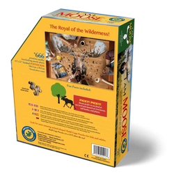 I Am Moose 700 Piece Head Shaped Jigsaw Puzzle Madd Capp (ONLINE ORDER ONLY)