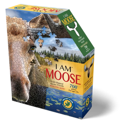 I Am Moose 700 Piece Head Shaped Jigsaw Puzzle Madd Capp (ONLINE ORDER ONLY)