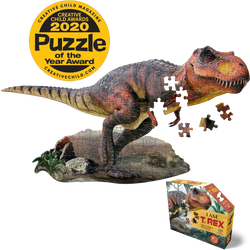 I Am T. Rex 100 Piece Dinosaur Shaped Jigsaw Puzzle Madd Capp