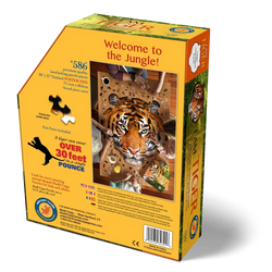 I Am Tiger 550 Piece Head Shaped Jigsaw Puzzle Madd Capp (ONLINE ORDER ONLY)