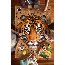 I Am Tiger 550 Piece Head Shaped Jigsaw Puzzle Madd Capp (ONLINE ORDER ONLY)
