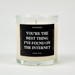 You're The Best Thing I've Found On The Internet Glass Candle (ONLINE ORDER ONLY)