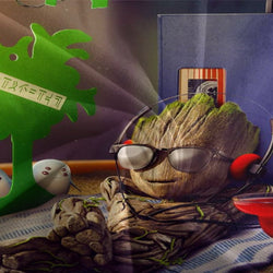 I Am Groot Bedding Sets Quilt Cover Without Filler (Online Order Only)