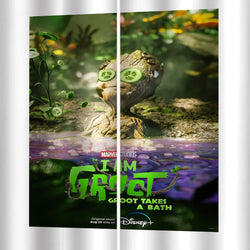 I Am Groot Curtains Pattern Blackout Window Drapes (Online Order Only)