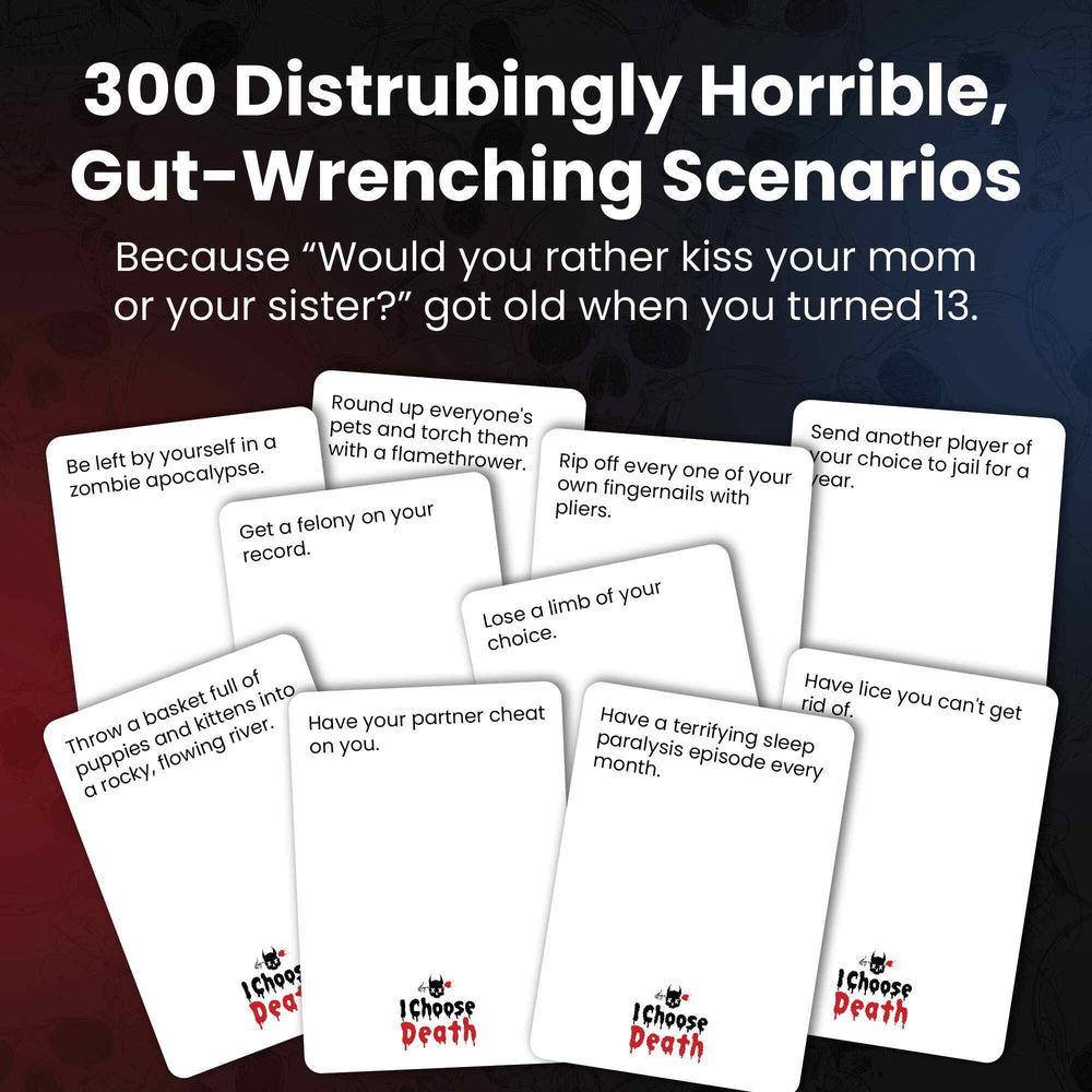 I Choose Death Card Game (Online Order Only)