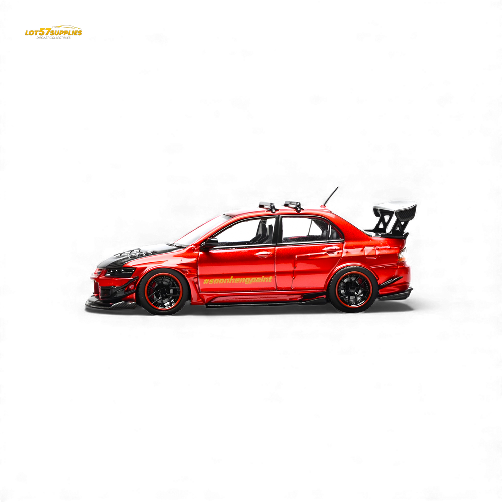 (Pre-Order) IHCM Mitsubishi Lancer Evo IX - Metallic Red 1:64 (ONLINE ORDER ONLY)