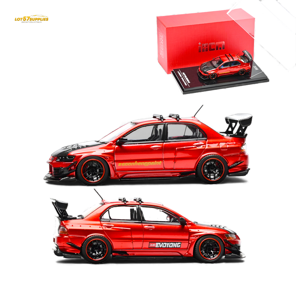 (Pre-Order) IHCM Mitsubishi Lancer Evo IX - Metallic Red 1:64 (ONLINE ORDER ONLY)