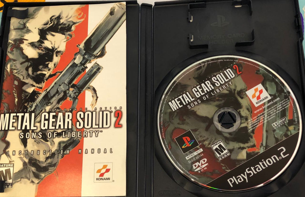 Metal Gear Solid 2 | PS2 | NM (ONLINE ORDER ONLY)
