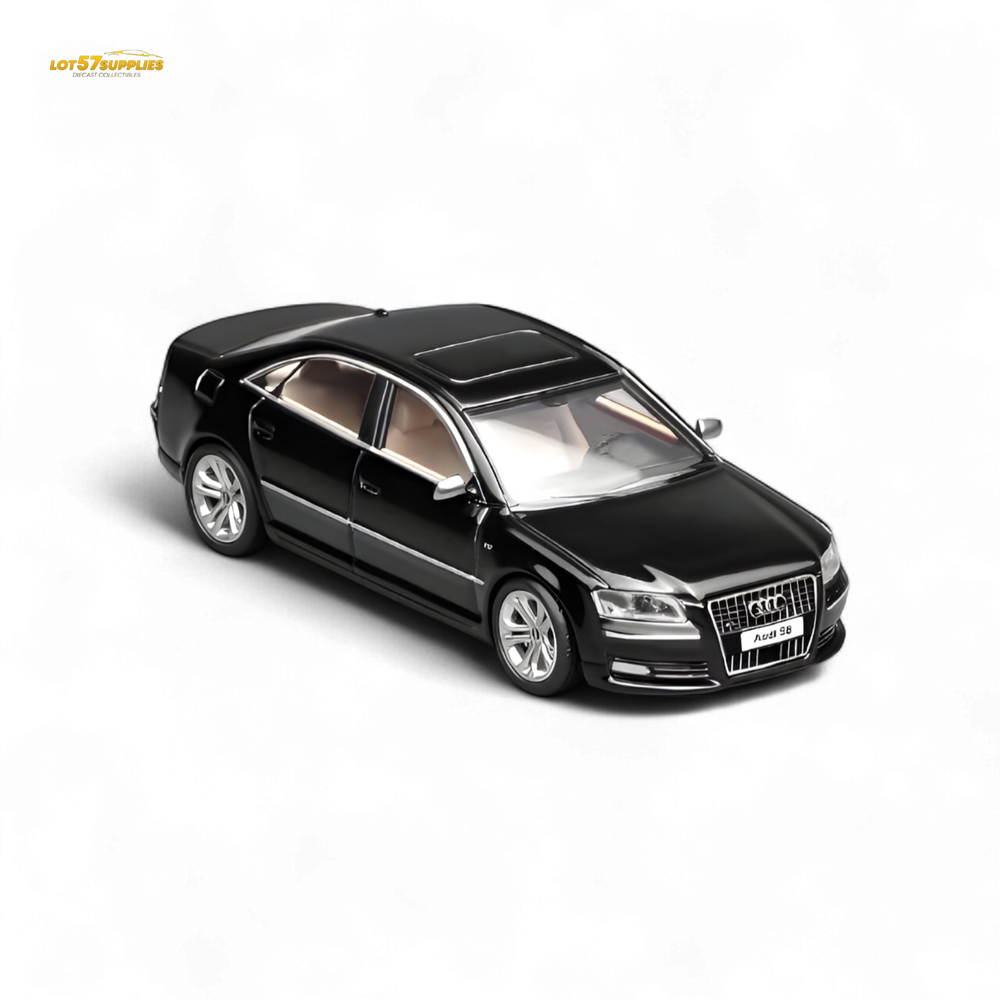 (Pre-Order) Motorhelix 2008 Audi S8 D3 - Brilliant Black 1:64 (ONLINE ORDER ONLY)