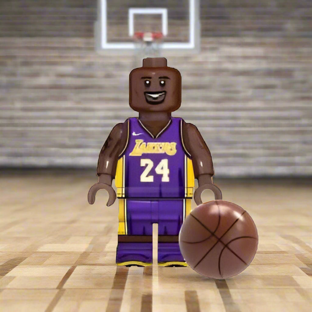 Kobe Bryant Lakers Purple Uniform Custom Basketball Minifigure (ONLINE ORDER ONLY)