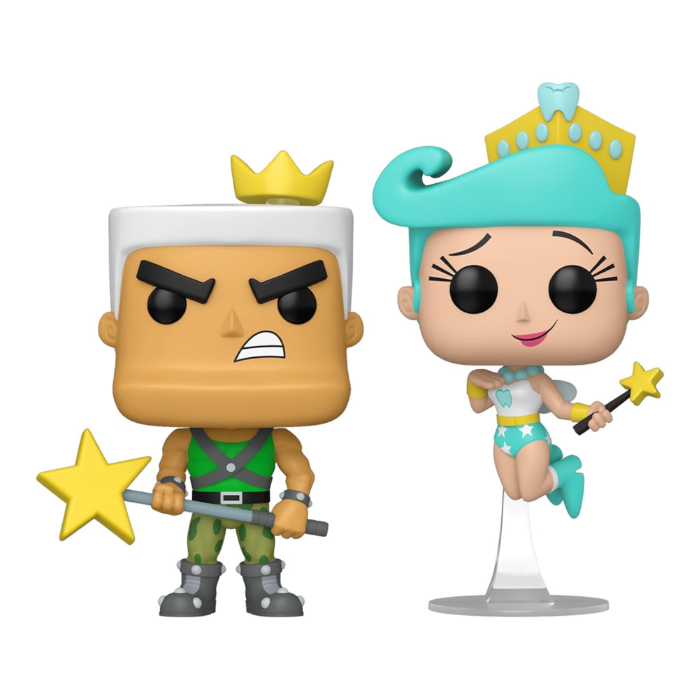 Funko POP! Television: The Fairly Odd Parents - Jorgen Von Strangle & Tooth Fairy 2-Pack (Funko 2025 Summer Convention Limited Edition)