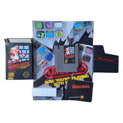 Super Mario Bros [5 Screw] - NES (Rare-First Edition Tabbed Box) (Online Order Only)