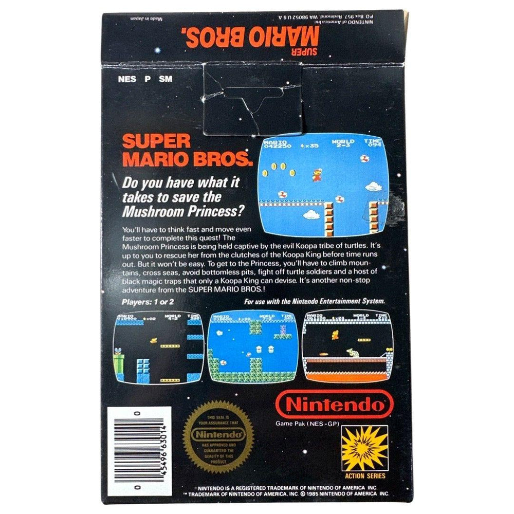 Super Mario Bros [5 Screw] - NES (Rare-First Edition Tabbed Box) (Online Order Only)