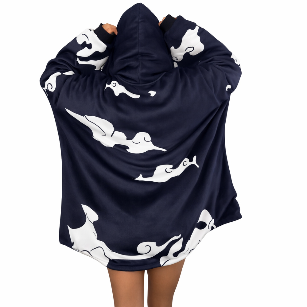 Luffy gear 5 Blanket Hoodie