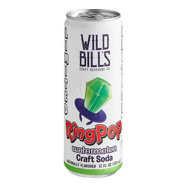 Wild Bill's Ringpop Watermelon Craft Soda (330ml (ONLINE ORDER ONLY)