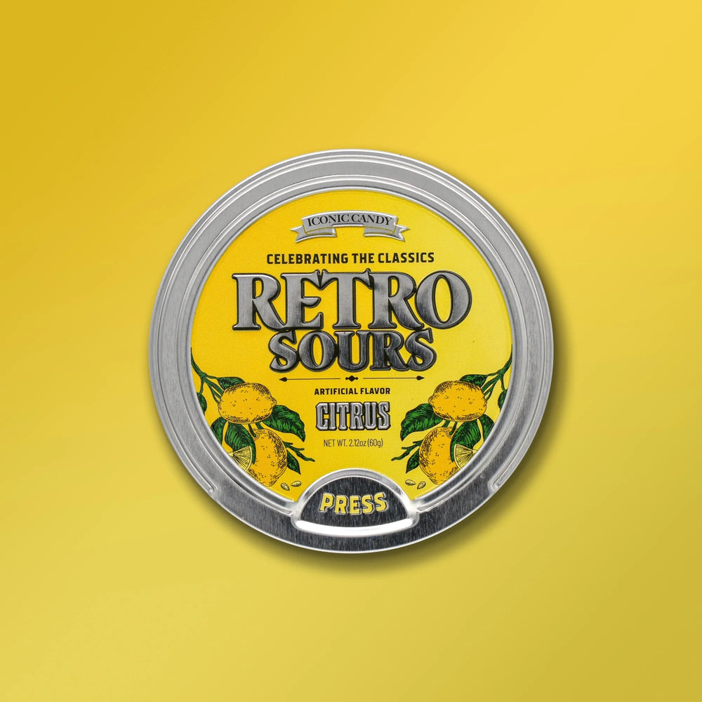 Retro Sours Citrus 60g - Canada (ONLINE ORDER ONLY)