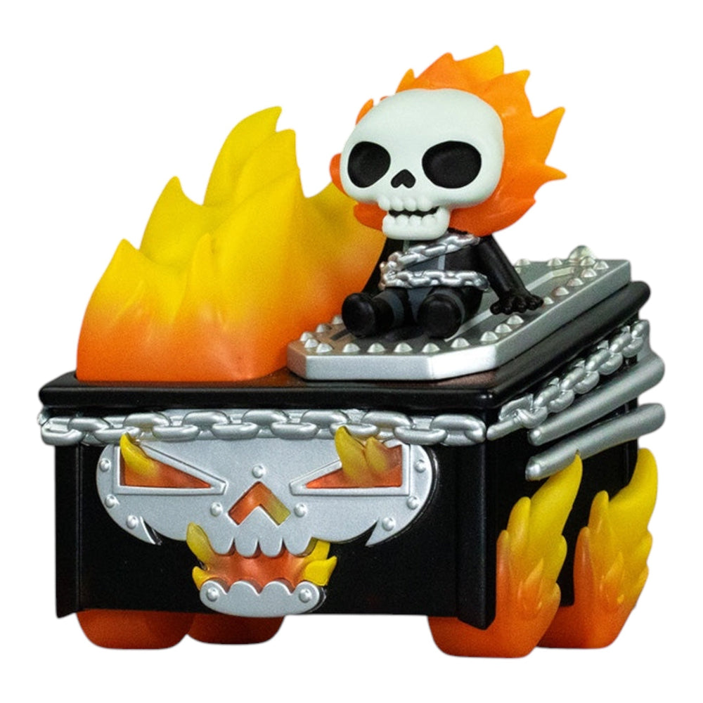 100% Soft Ghost Rider Dumpster Fire Vinyl Figure